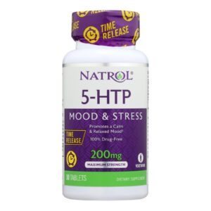 Natrol 5-htp Tr Time Release - 200 Mg - 30 Tablets