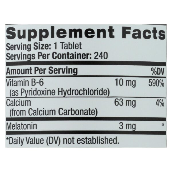 Natrol Melatonin - 3 Mg - 240 Tablets - Image 2
