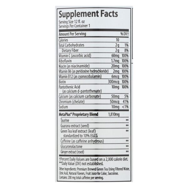 Celcius Live Fit Peach Mango Non-carbonated Green Tea  - Case Of 12 - 12 Fz - Image 2