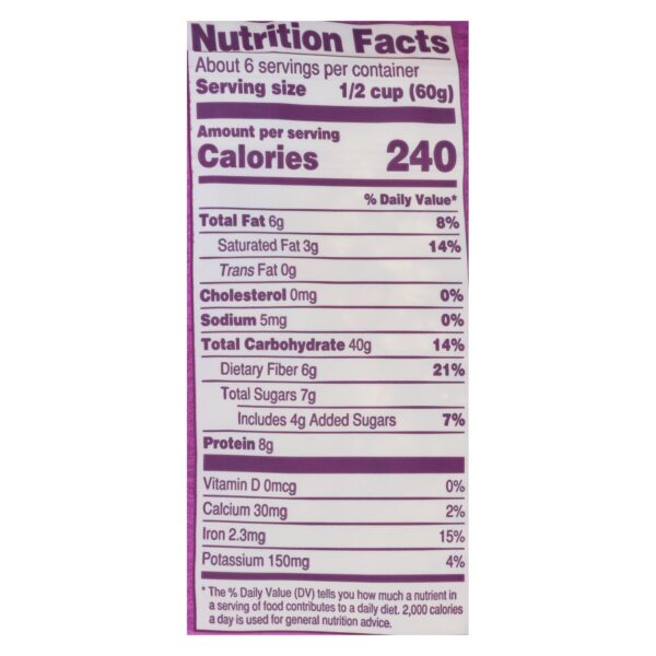 Seven Sundays Muesli - Blueberry Chia Buckwheat - Case Of 6 - 12 Oz. - Image 2