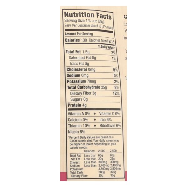 Arrowhead Mills - Organic Millet Flour - Gluten Free - Case Of 6 - 23 Oz. - Image 2