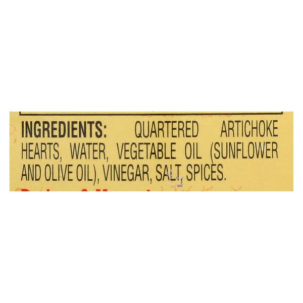 Reese Marinated Artichoke Hearts - Quartered - Case Of 12 - 7.5 Oz. - Image 2