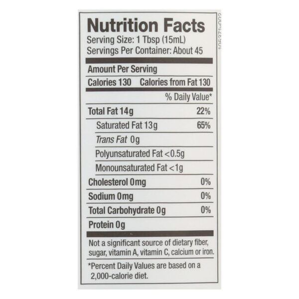 Nutiva Organic Coconut Oil - Refined - Case Of 6 - 23 Fl Oz. - Image 2