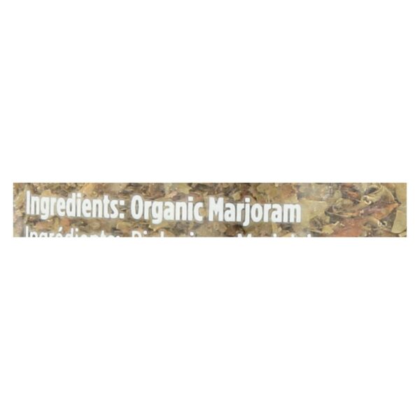 Spicely Organics - Organic Marjoram - Whole - Case Of 3 - 0.5 Oz. - Image 2