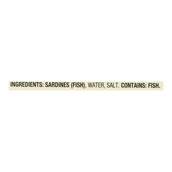 Season Sardines In Water  - Case Of 12 - 4.375 Oz - Image 2