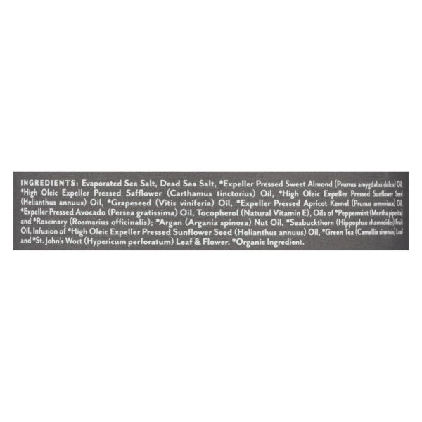 Soothing Touch Scrub - Organic - Salt - Herbal - Peppermint Rosemary - 10 Oz - Image 2