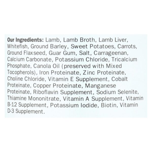Wellness Pet Products Dog Food - Lamb And Sweet Potato Recipe - Case Of 12 - 12.5 Oz. - Image 2
