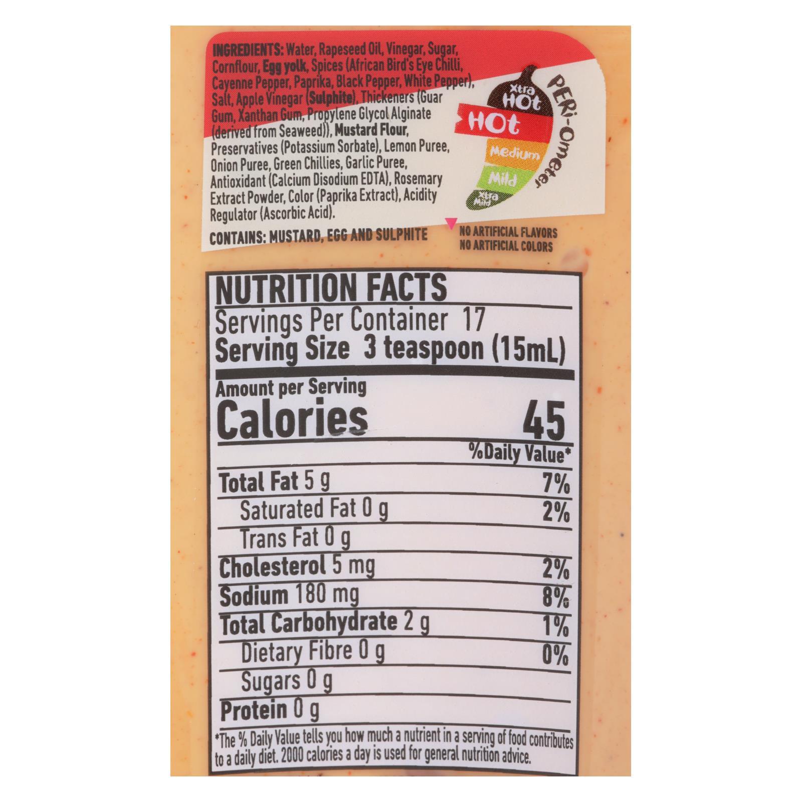 Nando's - Perinaise Squeeze Hot - Case Of 6 - 8.6 Fz - Image 2