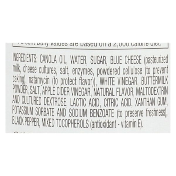 Brianna's - Salad Dressing - Creamy Blue Cheese - Case Of 6 - 12 Fl Oz. - Image 3