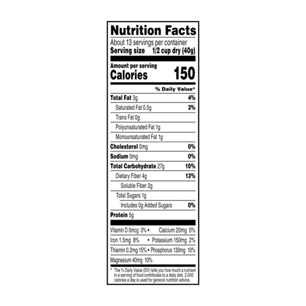 Quaker 100% Natural Whole Grain Oatmeal - Case Of 12 - 18 Oz - Image 2