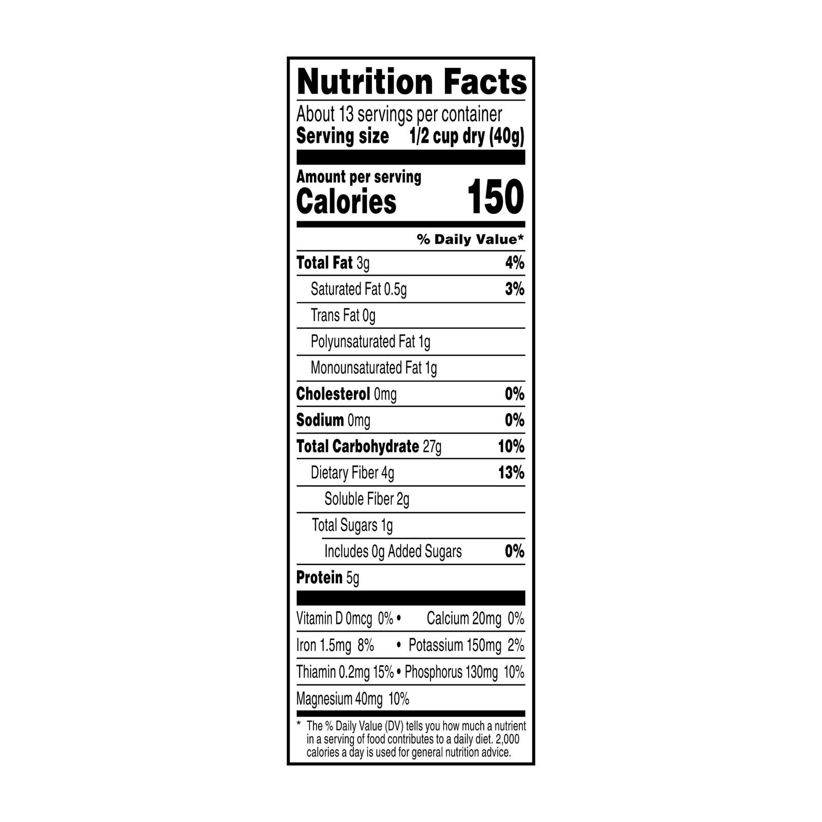 Quaker 100% Natural Whole Grain Oatmeal - Case Of 12 - 18 Oz - Image 2