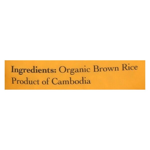 Lotus Foods Organic - Rice - Brown - Jasmine - Case Of 6 - 30 Oz - Image 2