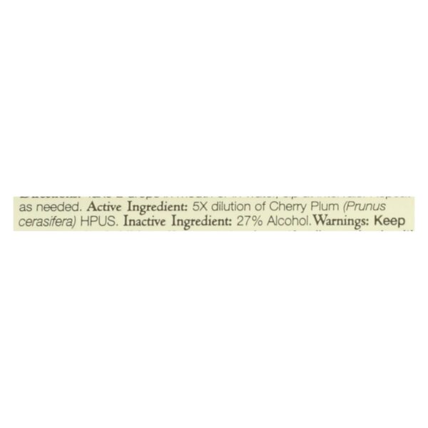 Bach Flower Remedies Essence Cherry Plum - 0.7 Fl Oz - Image 2