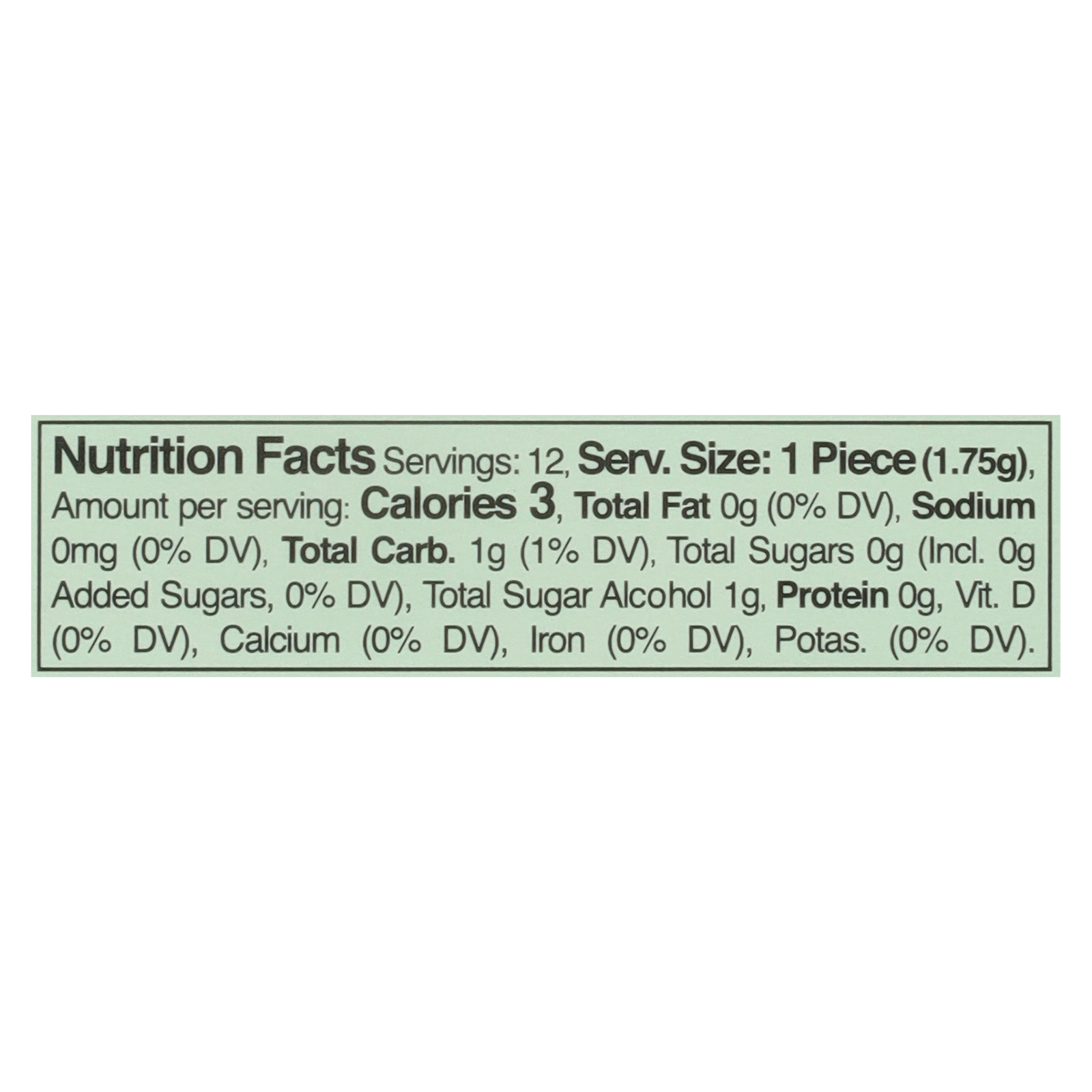 Refresh Gum - Gum Garden Mint - Case Of 12-12 Count - Image 2