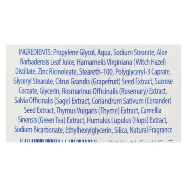 Kiss My Face Deodorant Active Life Cucumber Green Tea Aluminum Free - 2.48 Oz - Image 2