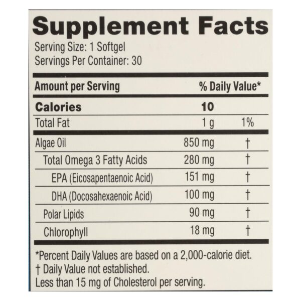 Iwi - Supp Alge Epa/dha Omega3 - Ea Of 1-30 Sgel - Image 2