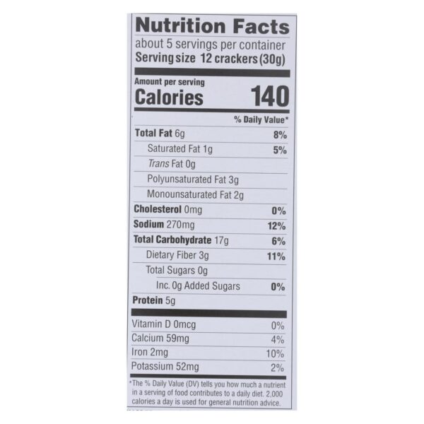 Mary's Gone Crackers - Cracker Rosemary - Case Of 6 - 5.00 Oz - Image 2