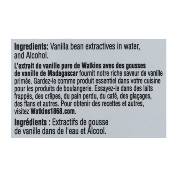 Watkins - Extract Vanilla Pure - Case Of 12-11 Fz - Image 2