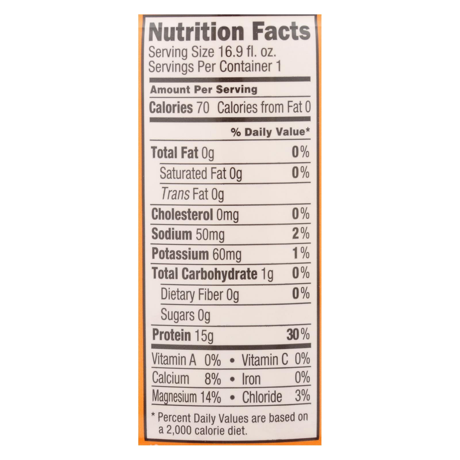 Ready Water - Water Protein Orange Mango - Case Of 12-16.9 Fz - Image 2