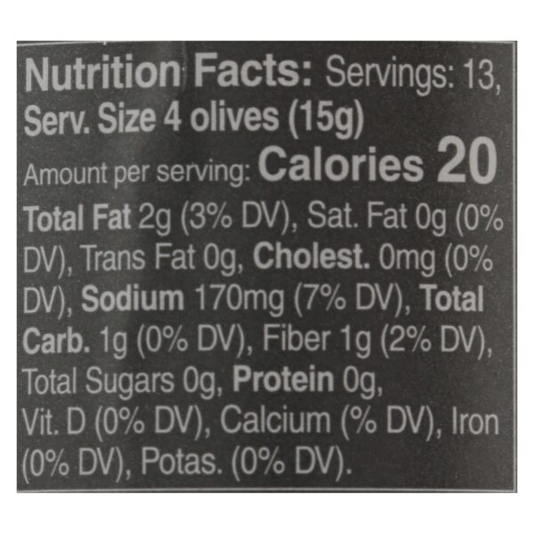 Mina - Olives Green Pitted - Case Of 6 - 12.5 Oz - Image 2
