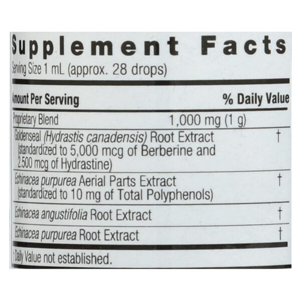 Nature's Answer - Echinacea And Goldenseal - 1 Oz - Image 2