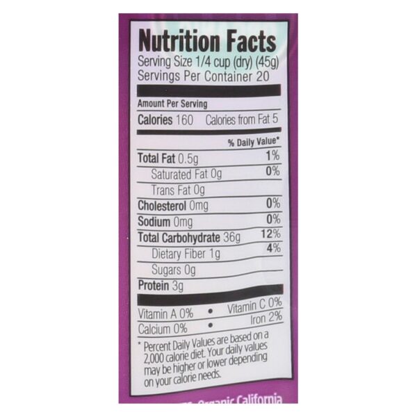 Lundberg Family Farms Organic California White Jasmine Rice - Case Of 6 - 2 Lb. - Image 2