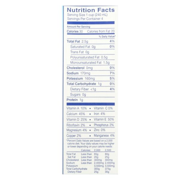 Almond Breeze - Almond Milk - Unsweetened Vanilla - Case Of 12 - 32 Fl Oz. - Image 2