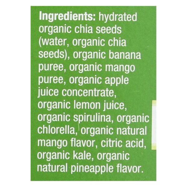 Mamma Chia Squeeze Vitality Snack - Green Magic - Case Of 6 - 3.5 Oz. - Image 2