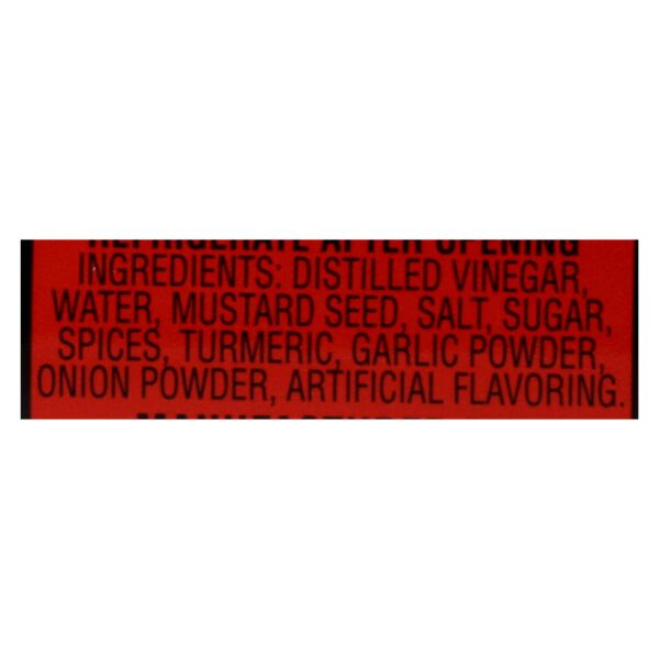 Original Hot Mister Mustard  - Case Of 6 - 7.5 Oz - Image 2