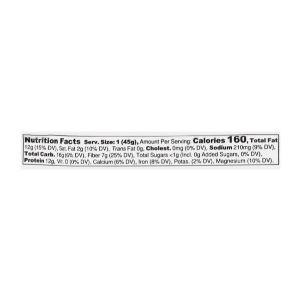 Iq Bar - Bar Peanut Butter Chip - Case Of 12 - 1.6 Oz - Image 2