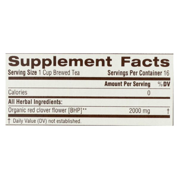 Traditional Medicinals - Herb Tea Red Clover - Case Of 6 - 16 Bag - Image 2