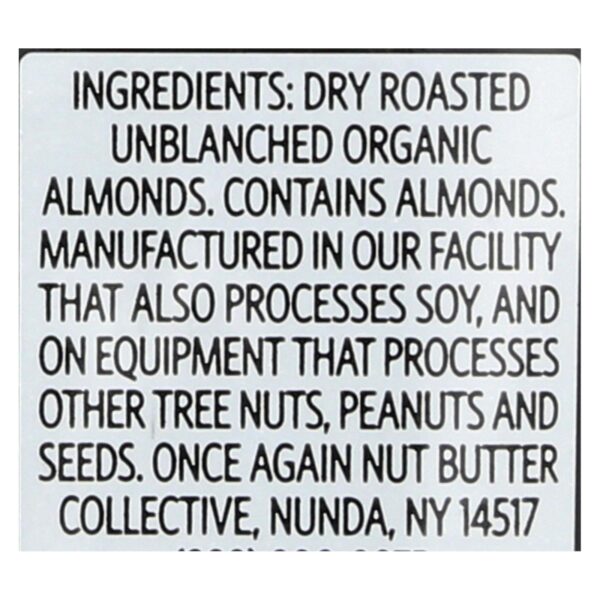 Once Again Almond Butter - Organic - Original - Squeeze Pack - 1.15 Oz - Case Of 10 - Image 2