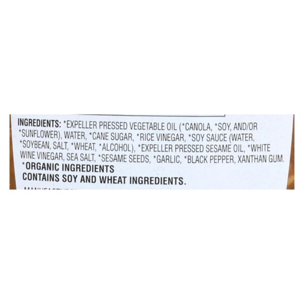 Annie's Naturals Organic Dressing Asian Sesame - Case Of 6 - 8 Fl Oz. - Image 2