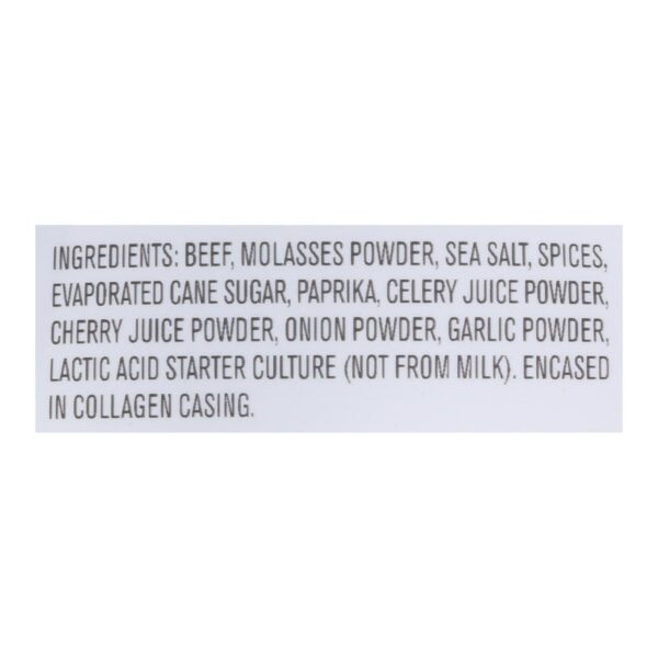 Vermont Smoke And Cure Beef Stick - Bbq - Case Of 8 - 6/.5 Oz - Image 2