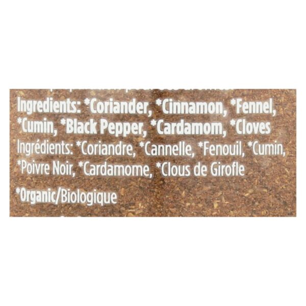 Spicely Organics - Organic Garam Masala - Case Of 3 - 1.6 Oz. - Image 2