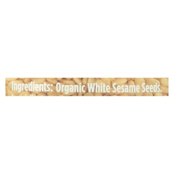 Spicely Organics - Organic Sesame - White - Case Of 3 - 2 Oz. - Image 2