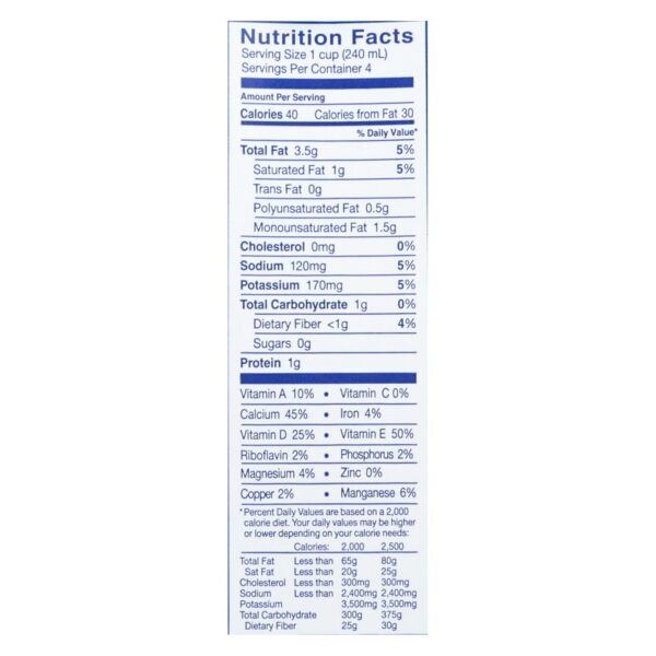 Almond Breeze - Almond Coconut Milk - Unsweetened - Case Of 12 - 32 Fl Oz. - Image 2