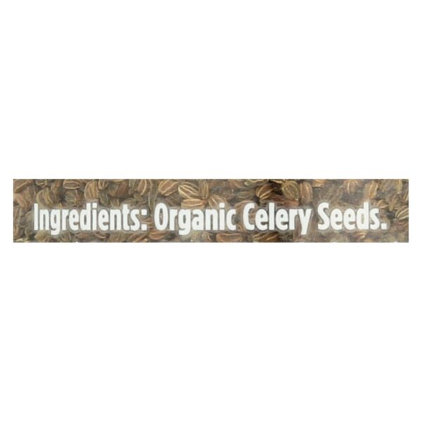 Spicely Organics - Organic Celery Seeds - Case Of 3 - 1.4 Oz. - Image 2