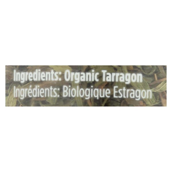 Spicely Organics - Organic Tarragon - Case Of 3 - 0.4 Oz. - Image 2
