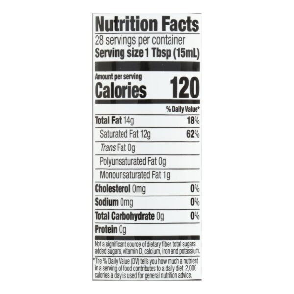 Spectrum Naturals Organic Refined Coconut Oil - Case Of 12 - 14 Fl Oz. - Image 2