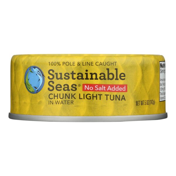 Sustainable Seas Chunk Light Tuna In Water - Case Of 12 - 5 Oz - Image 2