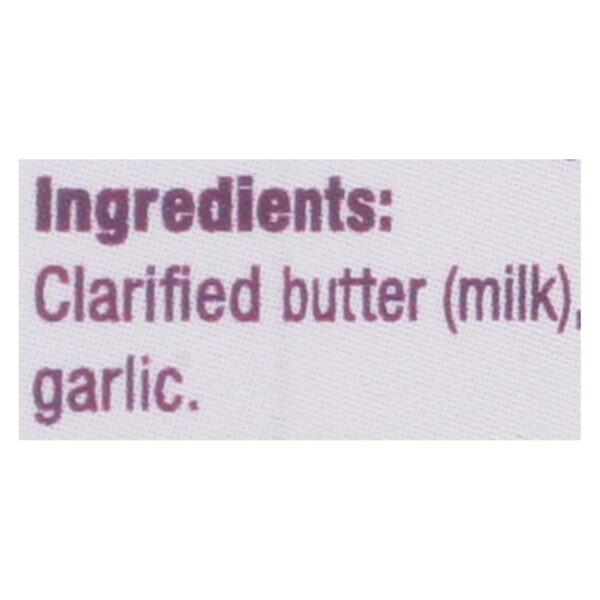 4th And Heart - Ghee - Garlic - Case Of 6 - 9 Oz - Image 2