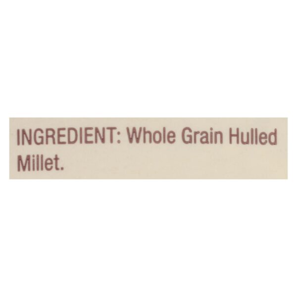 Bob's Red Mill - Millet Whole Grain Gluten Free - Case Of 4-28 Oz - Image 2