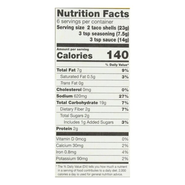 Garden Of Eatin' Yellow Corn Taco Dinner Kit - Dinner Kit - Case Of 12 - 9.4 Oz. - Image 2