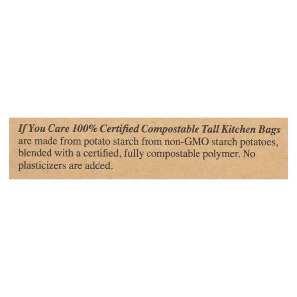 If You Care Trash Bags - Certified Compostable - Case Of 12 - 12 Count - Image 2