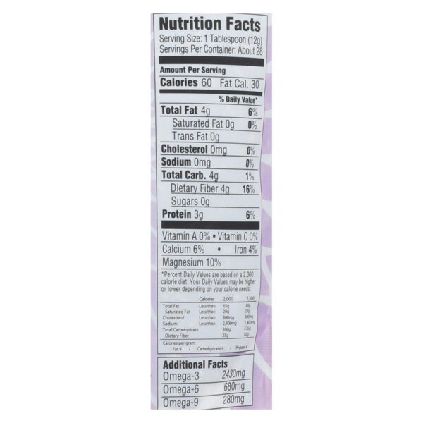 Mamma Chia Chia Seed - Organic - Black - Case Of 4 - 12 Oz - Image 2