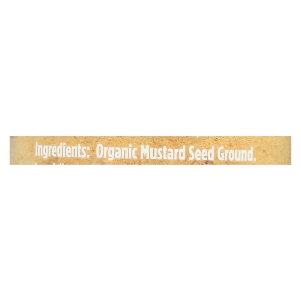 Spicely Organics - Organic Mustard - Ground - Case Of 3 - 1.7 Oz. - Image 2