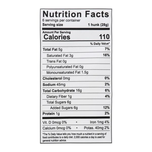 Heavenly Hunks - Cookie Oatmeal Chocolate Chip - Case Of 6 - 6 Oz - Image 2