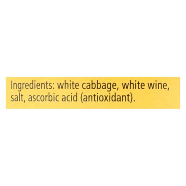 Hengstenberg Sauerkraut - Bavarian Style - Case Of 12 - 24.3 Oz. - Image 2