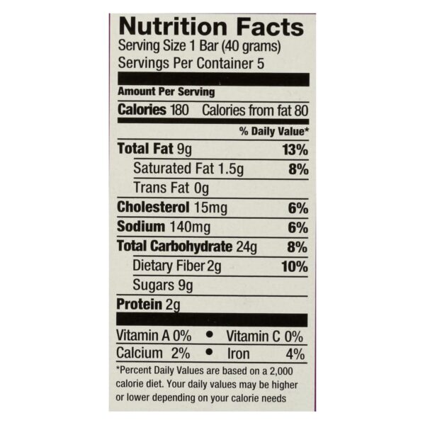 Pamela's Products - Oat Spice Whenever Bars - Raisin Walnut - Case Of 6 - 1.41 Oz. - Image 2